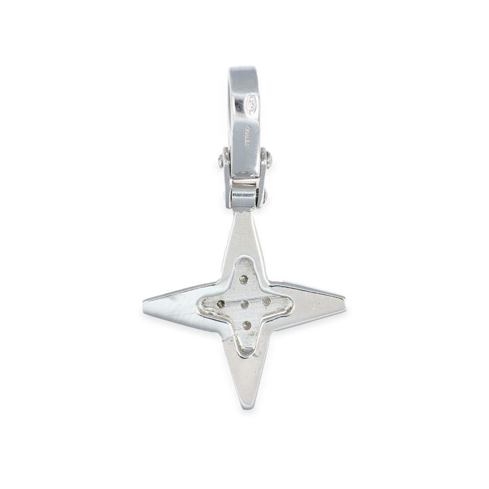 Ciondolo in Oro Bianco 18 Kt e Cubic