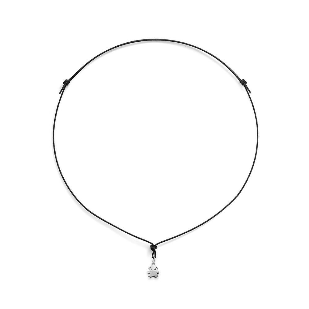 Ciondolo Le bebè I Tesorini Mini con sagoma bimba in oro bianco