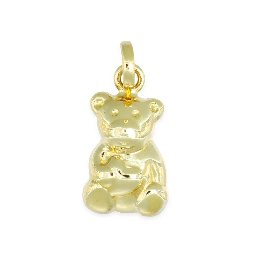 Ciondolo Orsetto in Oro Giallo 18 Kt