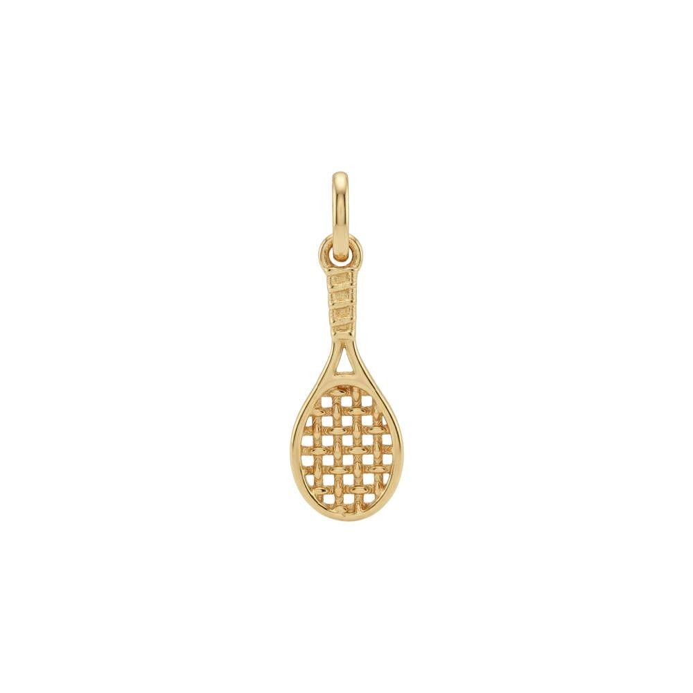 Ciondolo Racchetta da Tennis in Oro Giallo 18 Kt