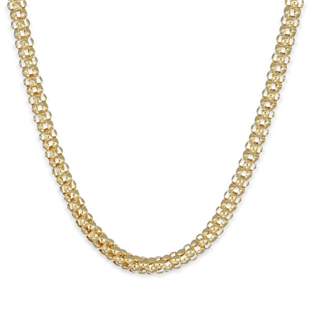 Collana A Catena In Oro Giallo 18 Kt