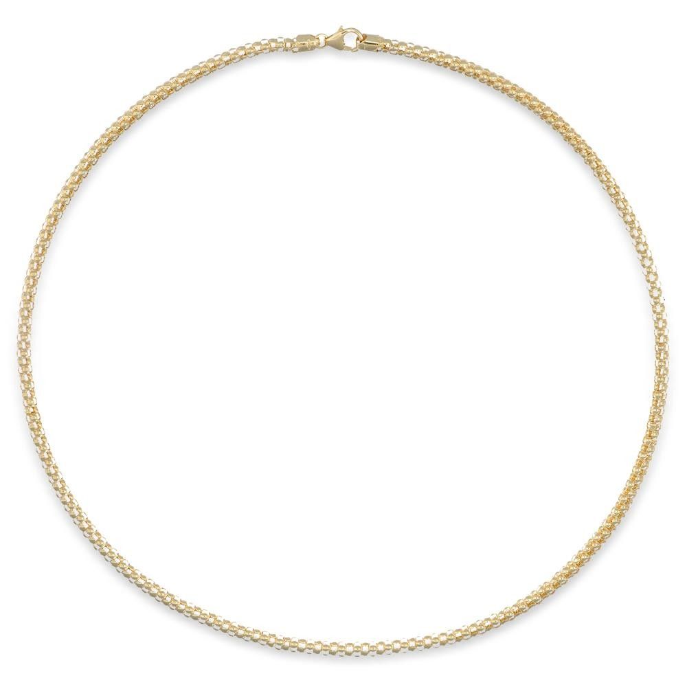 Collana A Catena In Oro Giallo 18 Kt