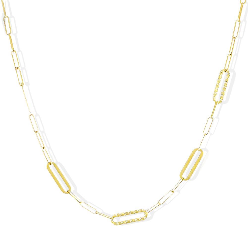 Collana a Maglie in Oro Giallo 18 Kt