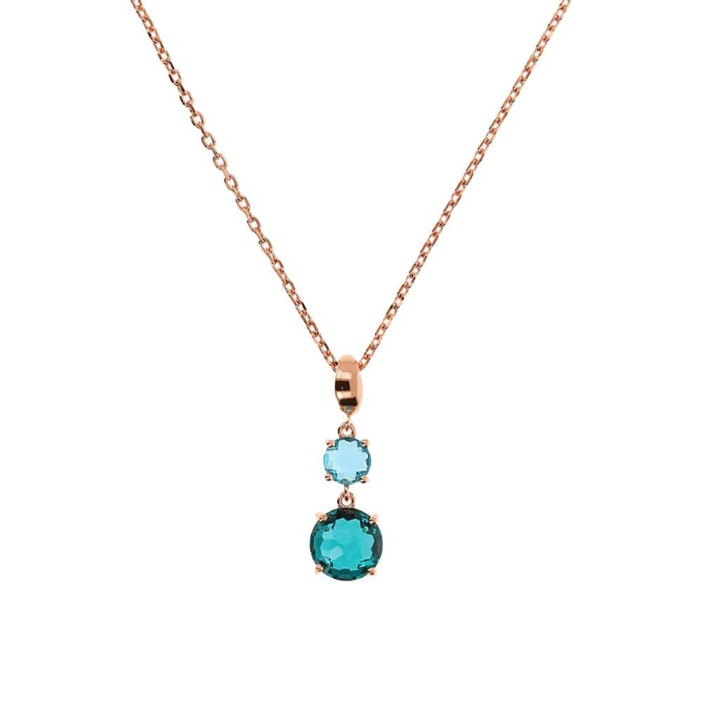 Collana Bronzallure con Pendente in Prisma Gem Tonde Graduate