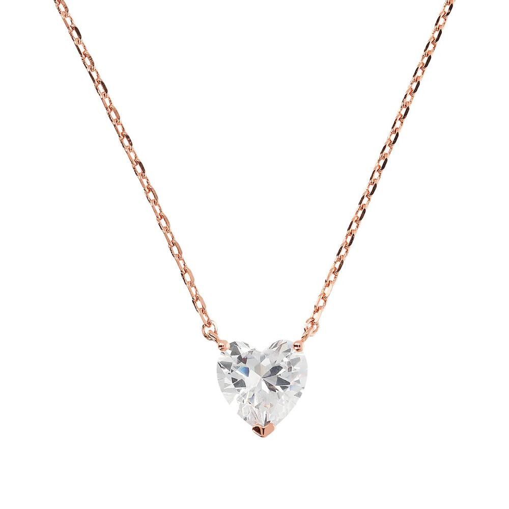 Collana Bronzallure Cuore in Cubic Zirconia