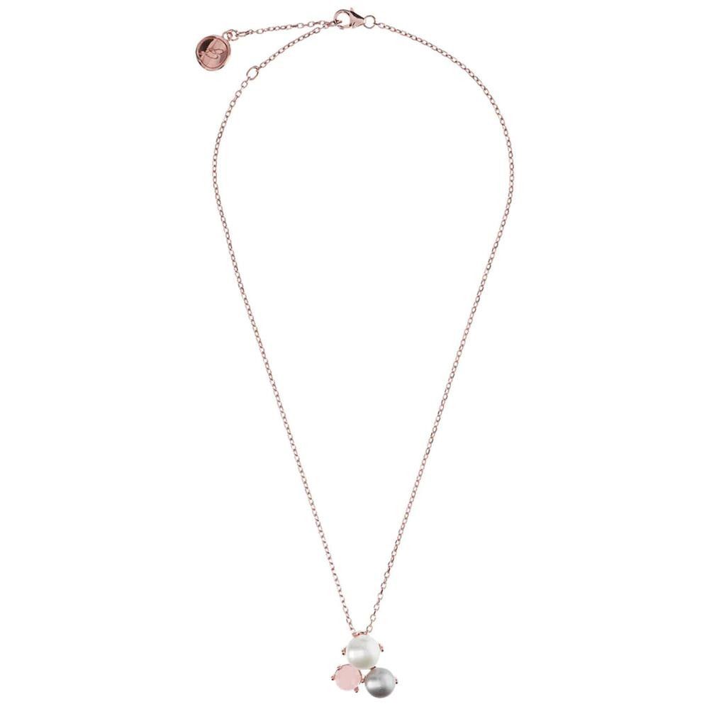 Collana Bronzallure Maxima Pendente Trilogy con Pietra e Perle