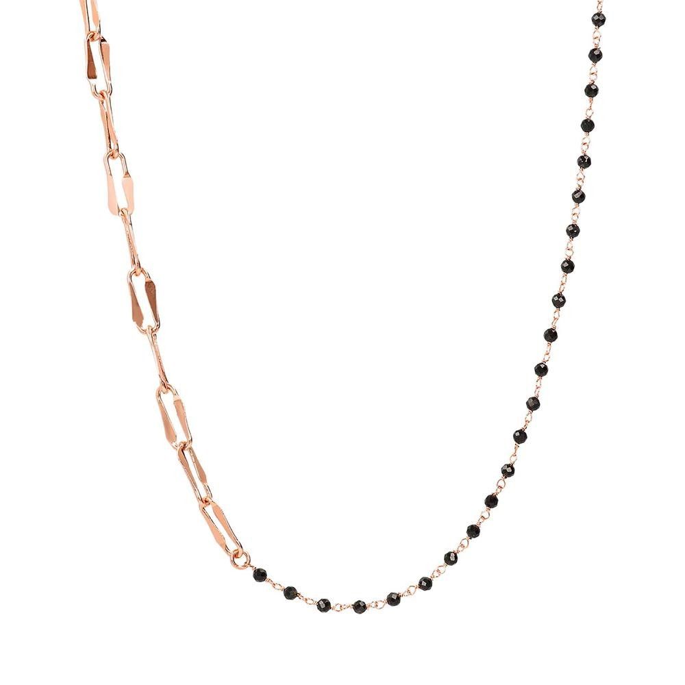 Collana Bronzallure Variegata lunga rosario e maglie simmetriche