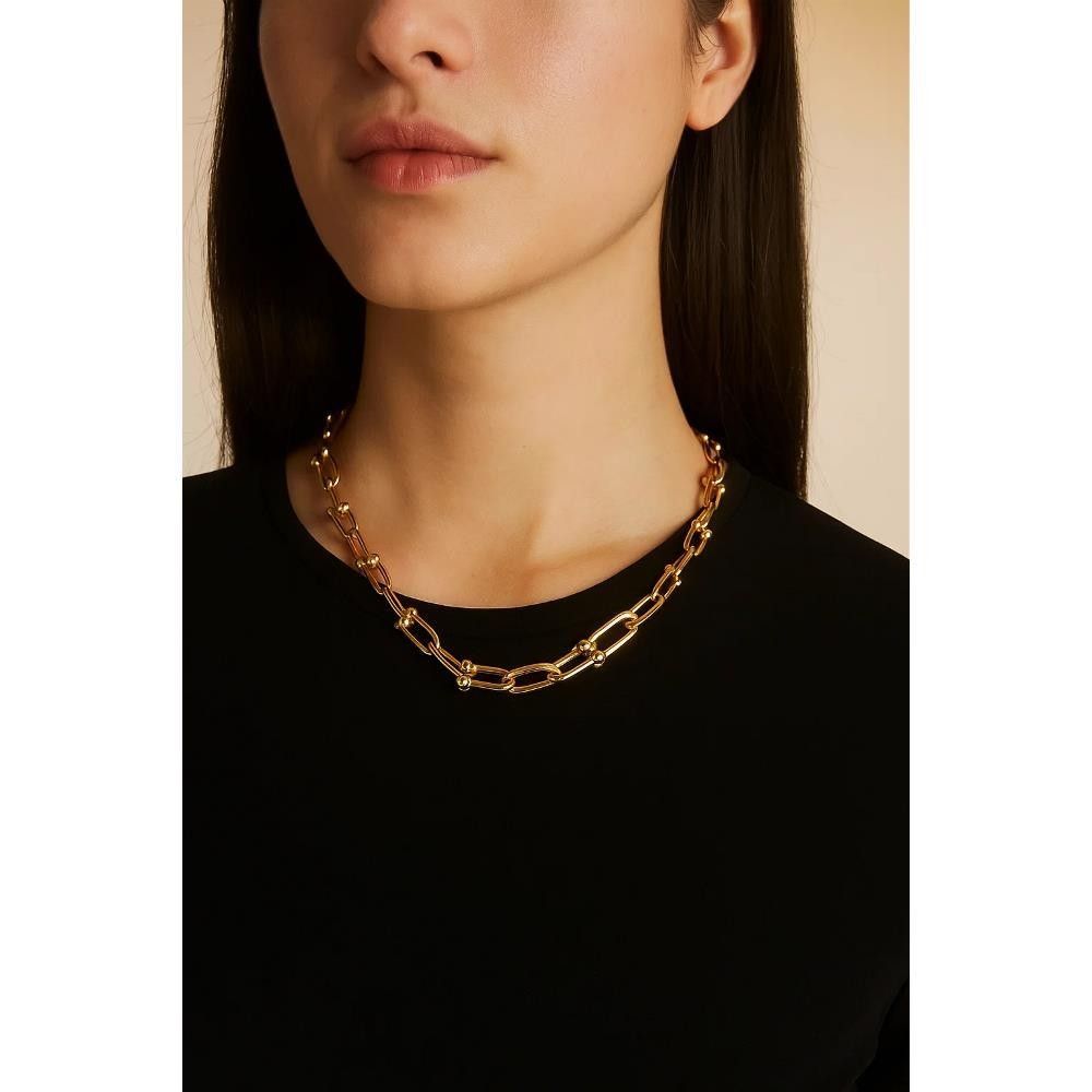 Collana Catena in Oro Giallo 18 Kt