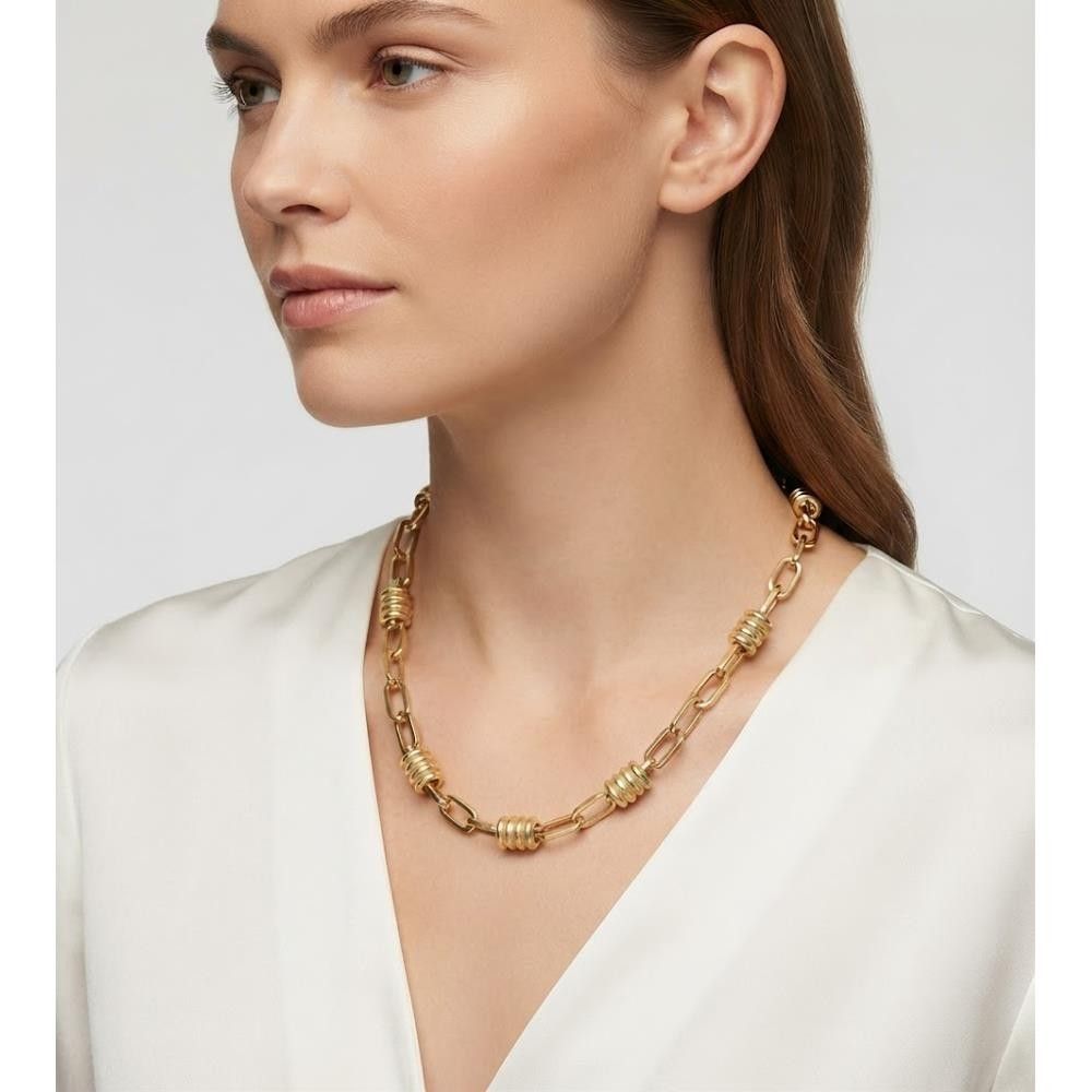 Collana Catena in Oro Giallo 18 Kt