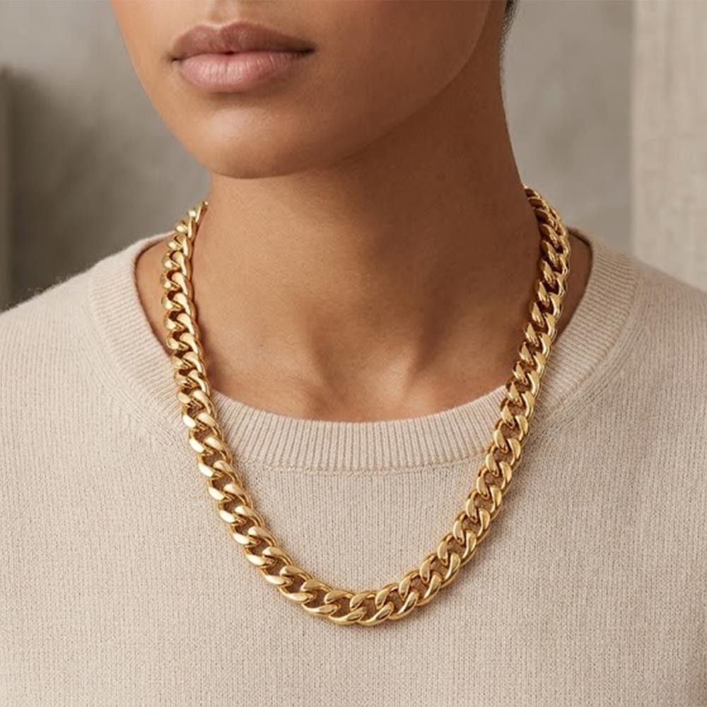 Collana Chain in Oro Giallo 18 Kt