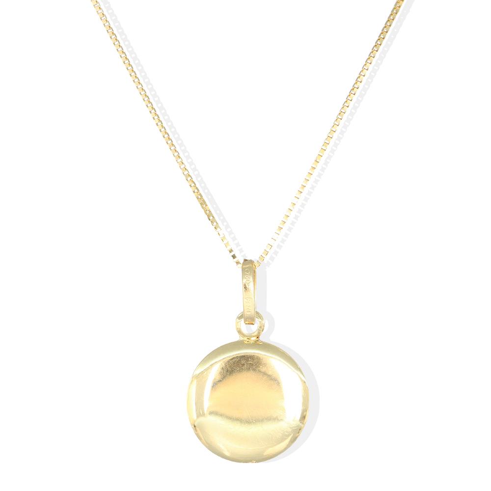 Collana con Occhio di Allah in Oro Giallo 18 Kt