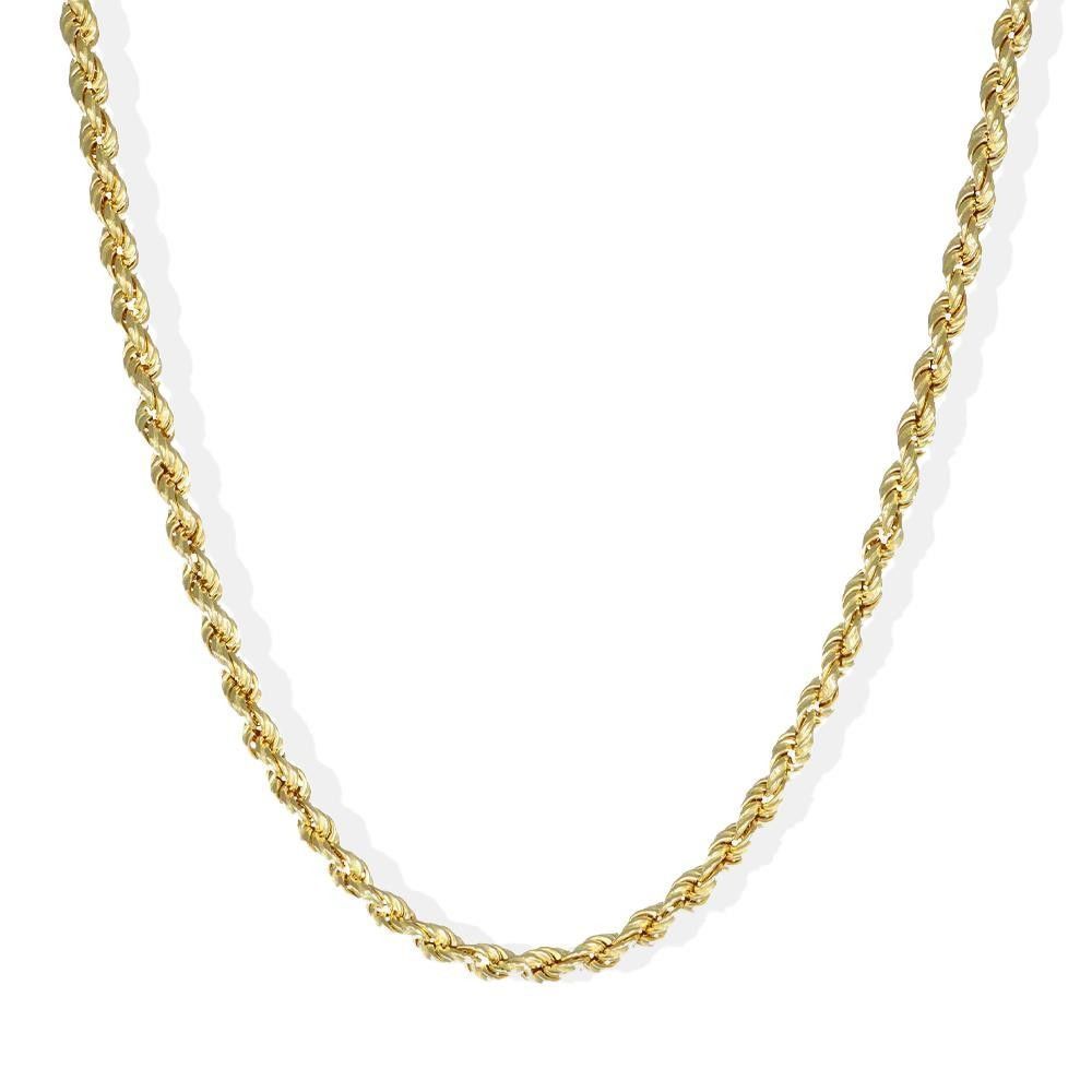 NKlaus Bracciale Donna In Oro Giallo 333 (8 Carati), Catena A Cordoncino Bicolore, Lunghezza 18,5 Cm, Larghezza 2,1 Mm, Chiusura Ad Anello, Modello 3705