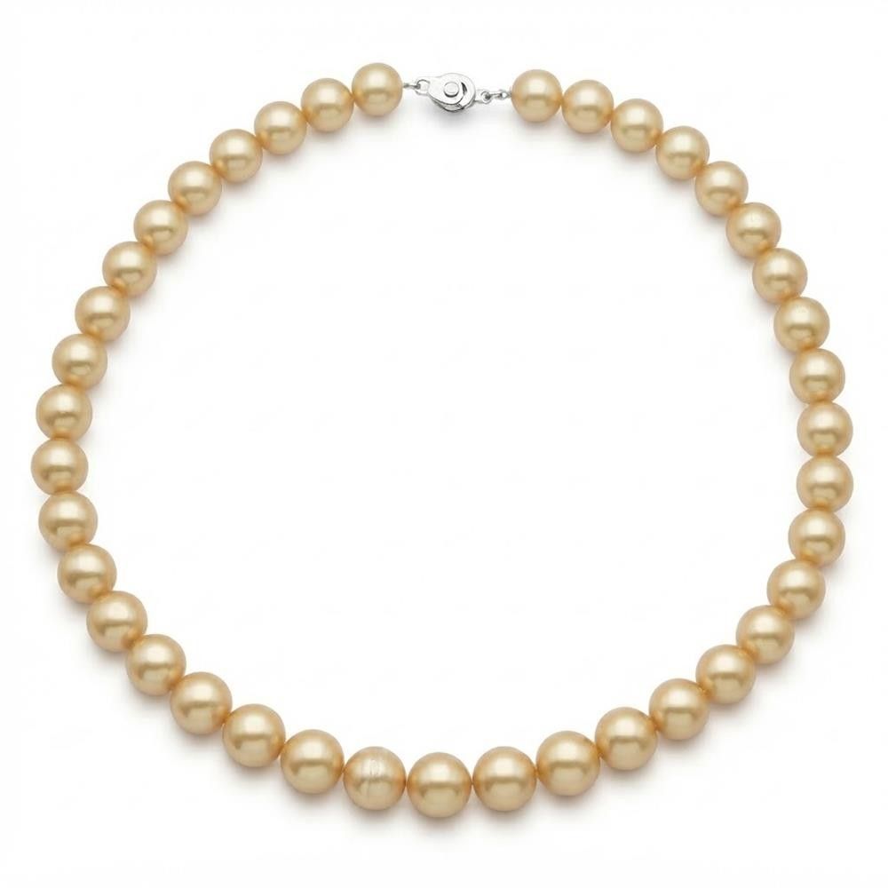 Collana di Perle Australiane Chiusura in Oro 18 Kt