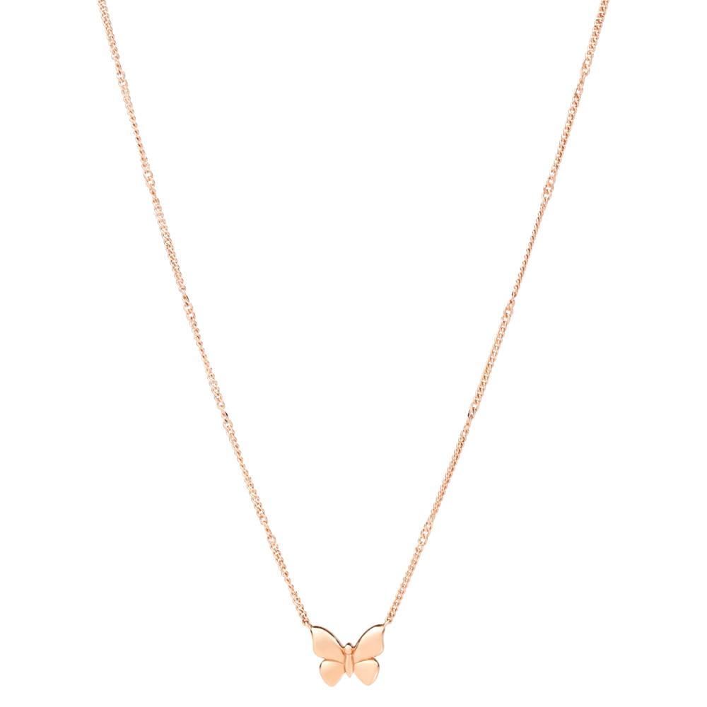 Collana Dodo Farfalla Oro Rosa 9K