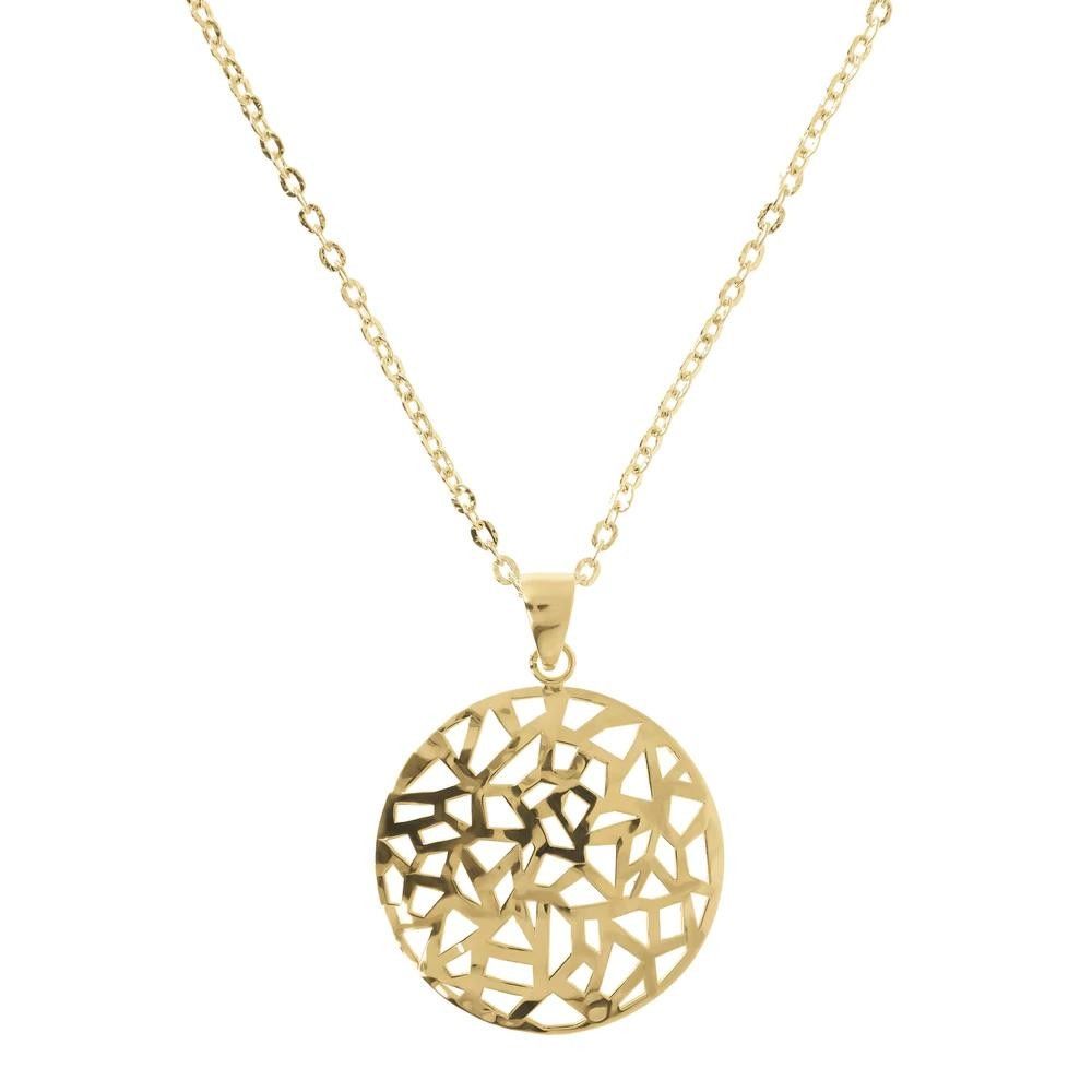 Collana Etrusca Rolò con Pendente Traforato