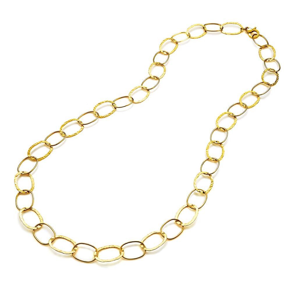 Collana Giovanni Raspini Maglia Ovale Alternata cm 92