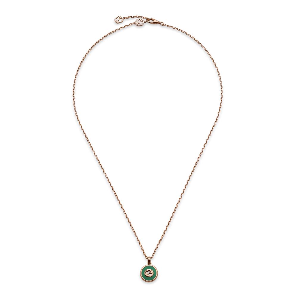 Collana Gucci a Catena Interlocking 18 Carati