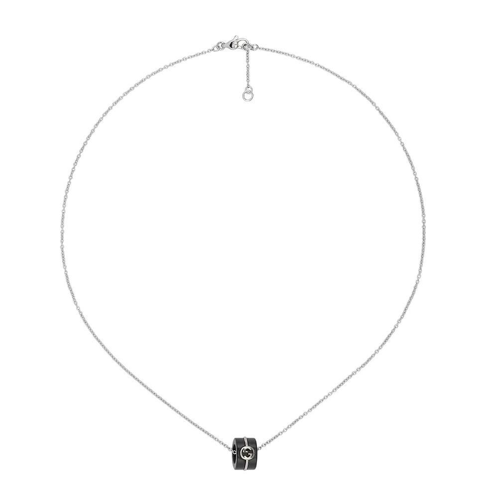 Collana Gucci con pendente Interlocking 18 carati