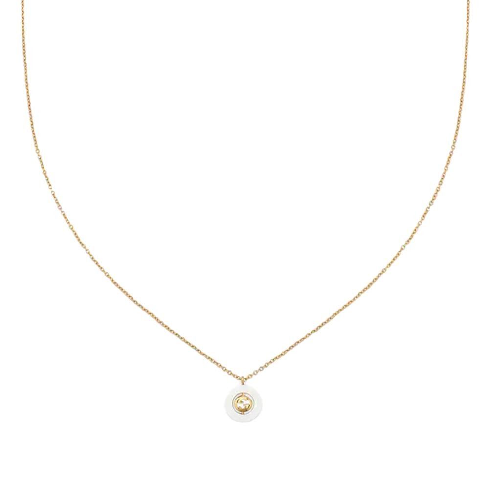 Collana Gucci con pendente Interlocking 18 carati