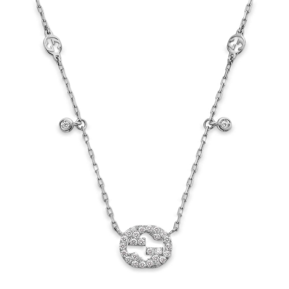 Collana Gucci Interlocking G con Diamanti