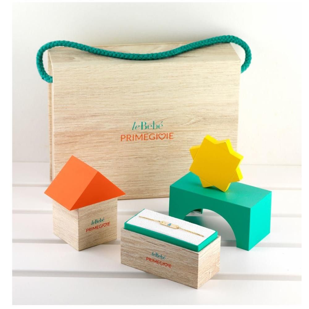 Collana Le Bebè Circo ♡ Oro Giallo Foca E Stellina Smaltati