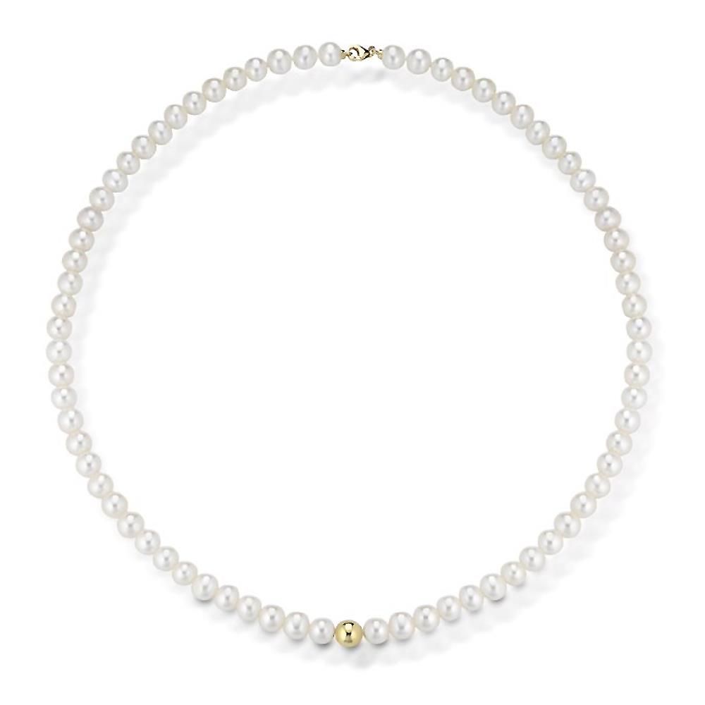 Collana Le Lune Young Con Elemento E Chiusura In Oro Giallo 18Kt