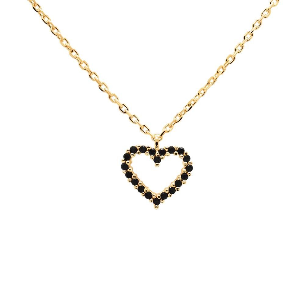 Collana PDPaola In Oro Black Heart