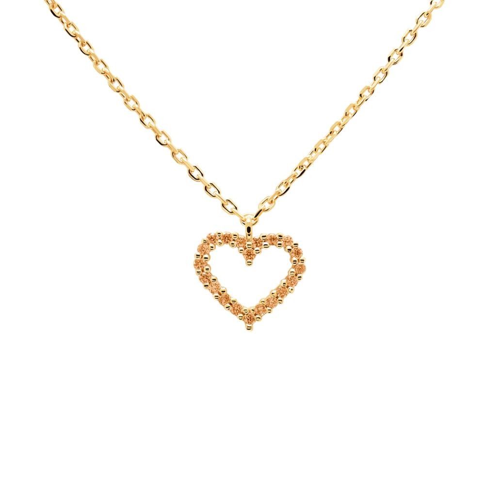Collana PDPaola In Oro Champagne Heart