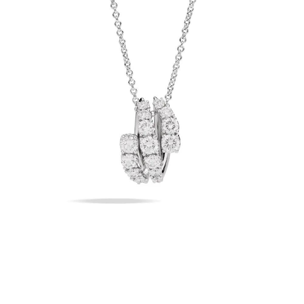 Collana Recarlo Anniversary in Oro Bianco 18 Kt 0,89 ct. 