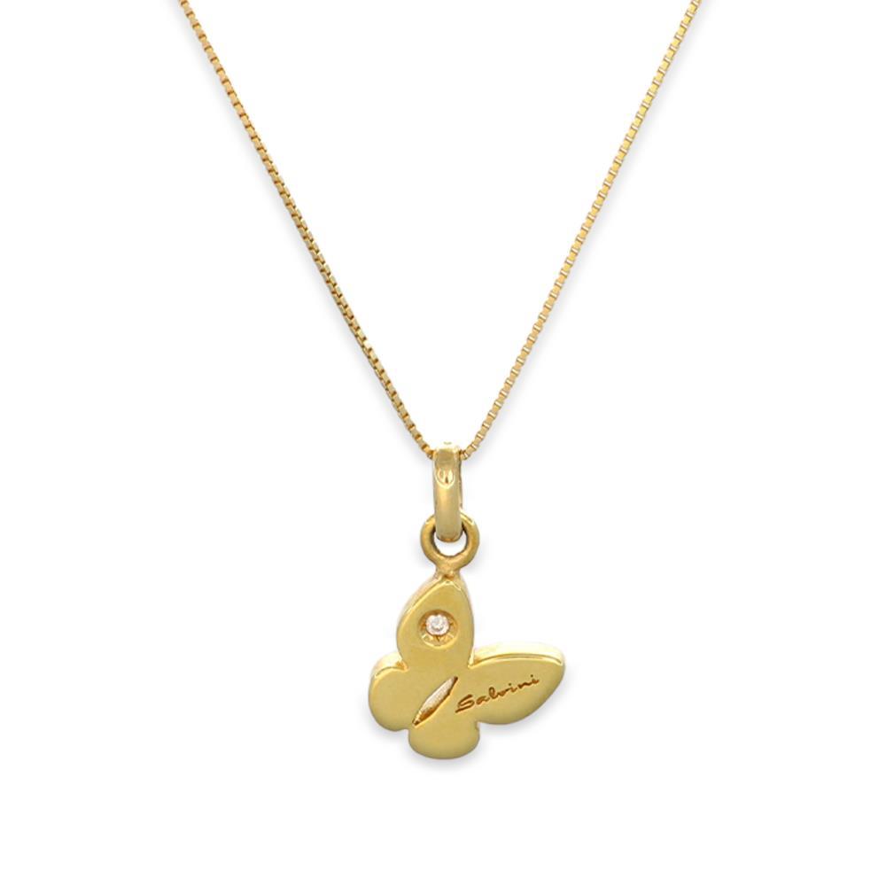 Collana Salvini In Oro Giallo 9Kt con Diamante