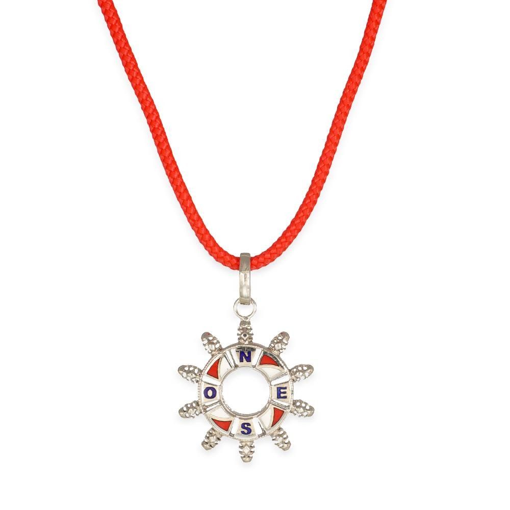 Collana Timone in Oro Bianco 18 Kt