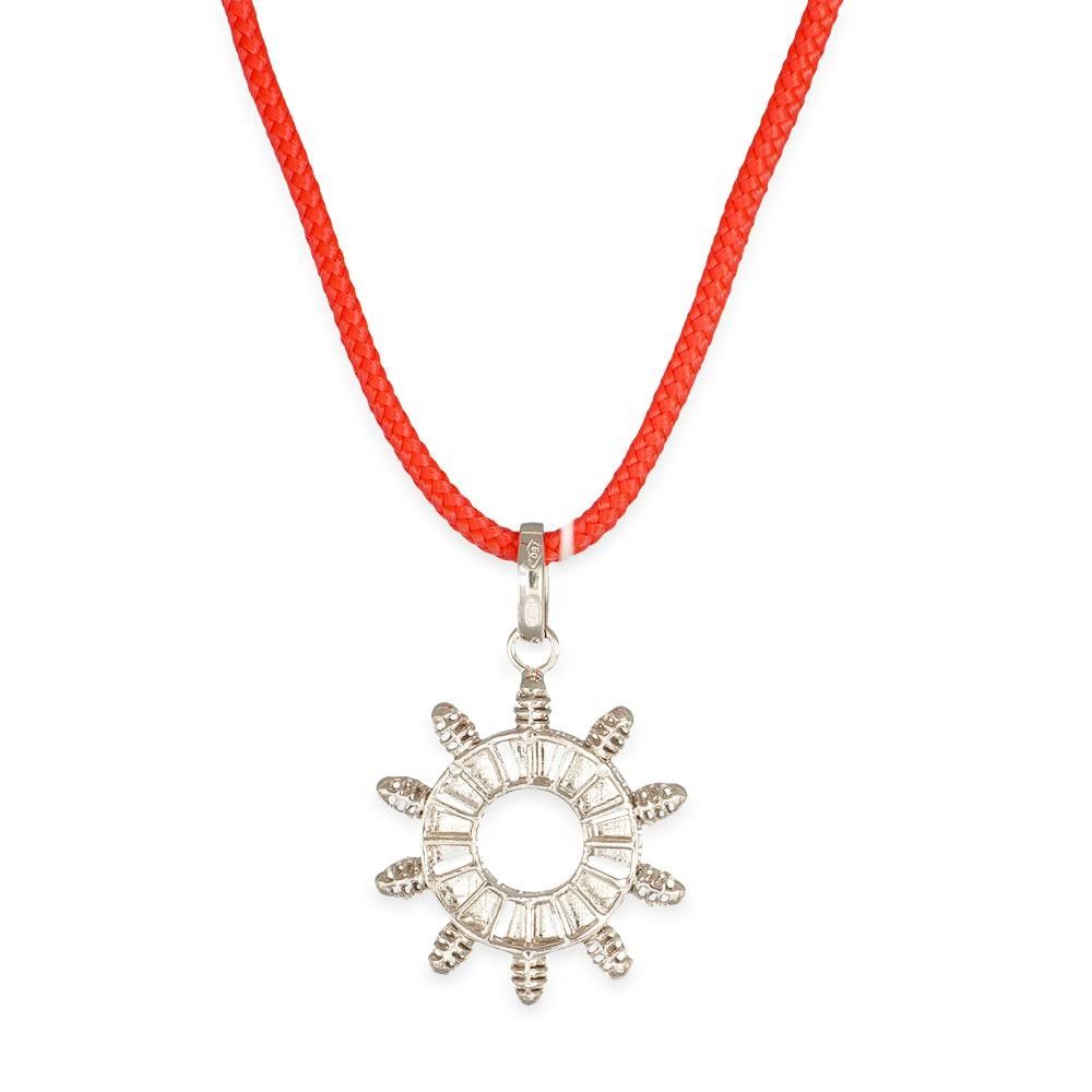 Collana Timone in Oro Bianco 18 Kt