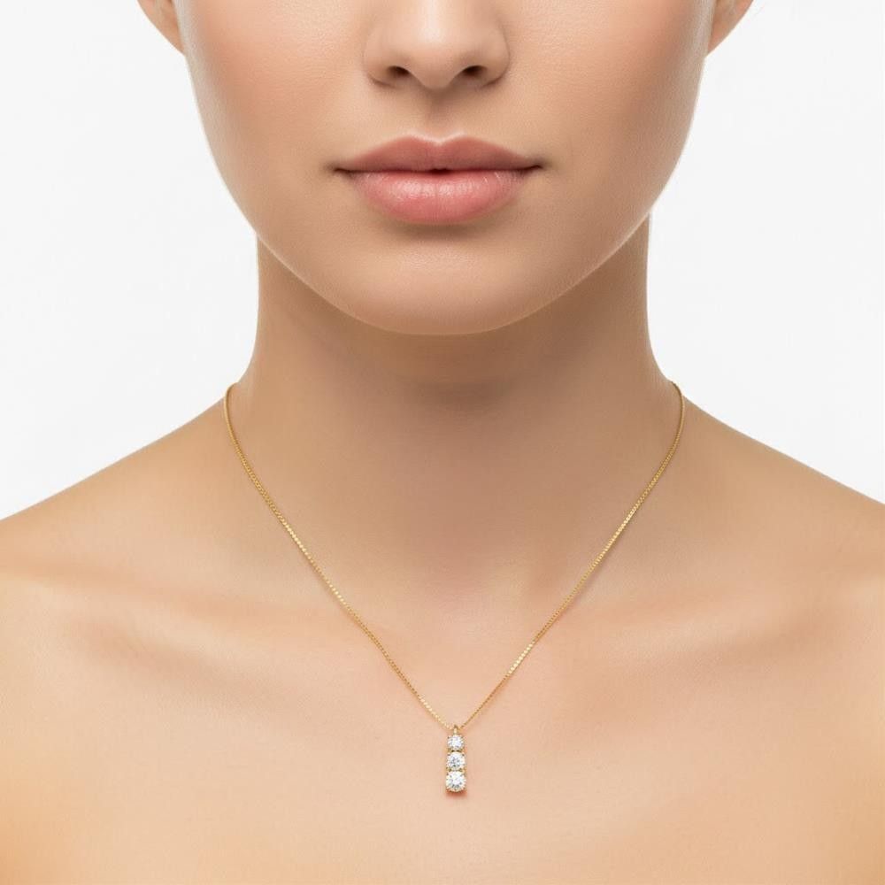 Collana Trilogy in Oro Giallo 18 kt