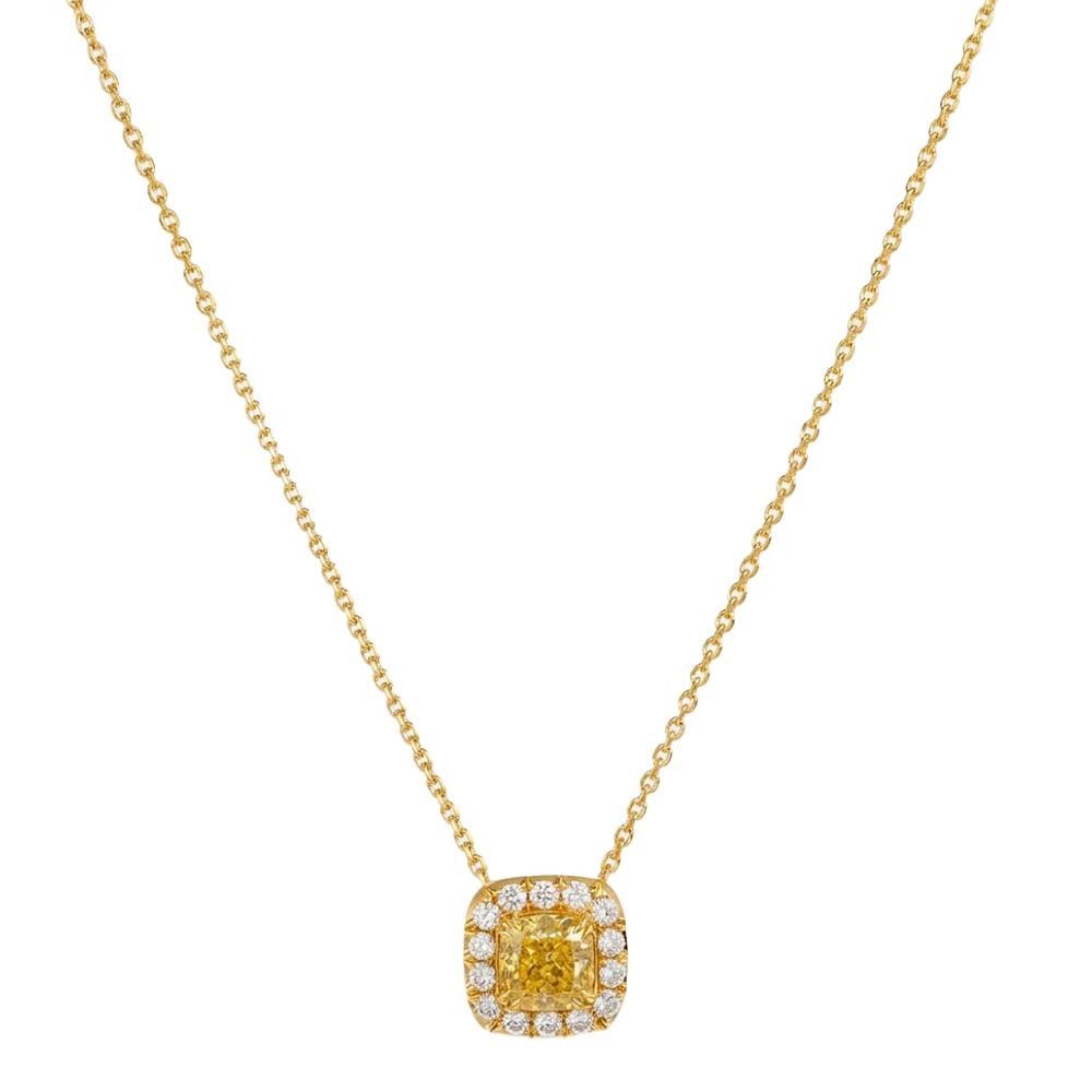 Colleir Giorgio Visconti in Oro Giallo 18 Kt e Diamanti