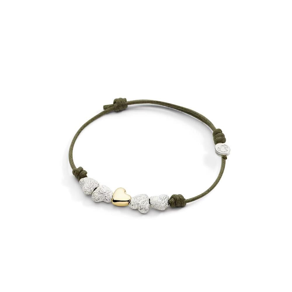 Componenti Dodo Cuore Argento Diamantato