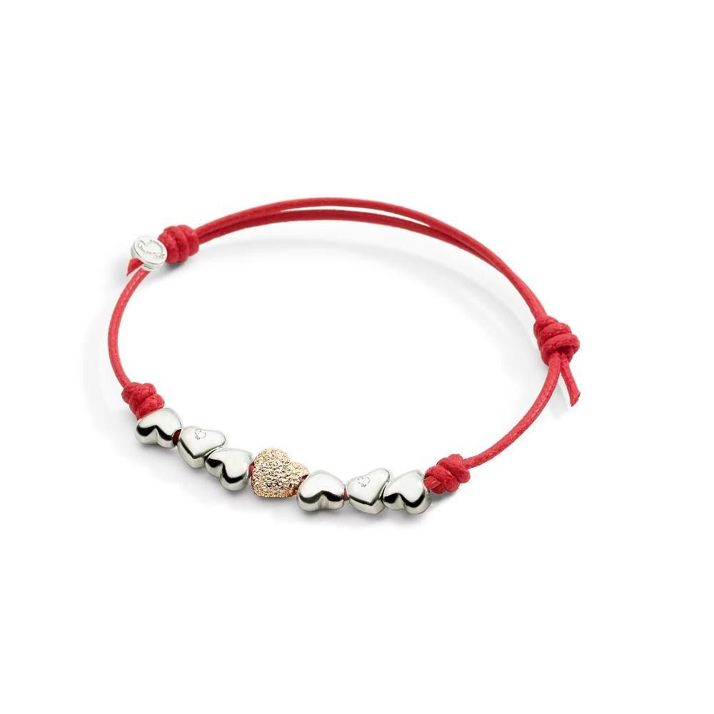 Componenti Dodo Cuore Oro Rosa Diamantato