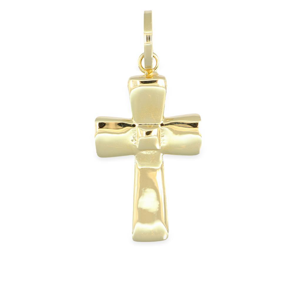 Croce in Oro Giallo 18 Kt