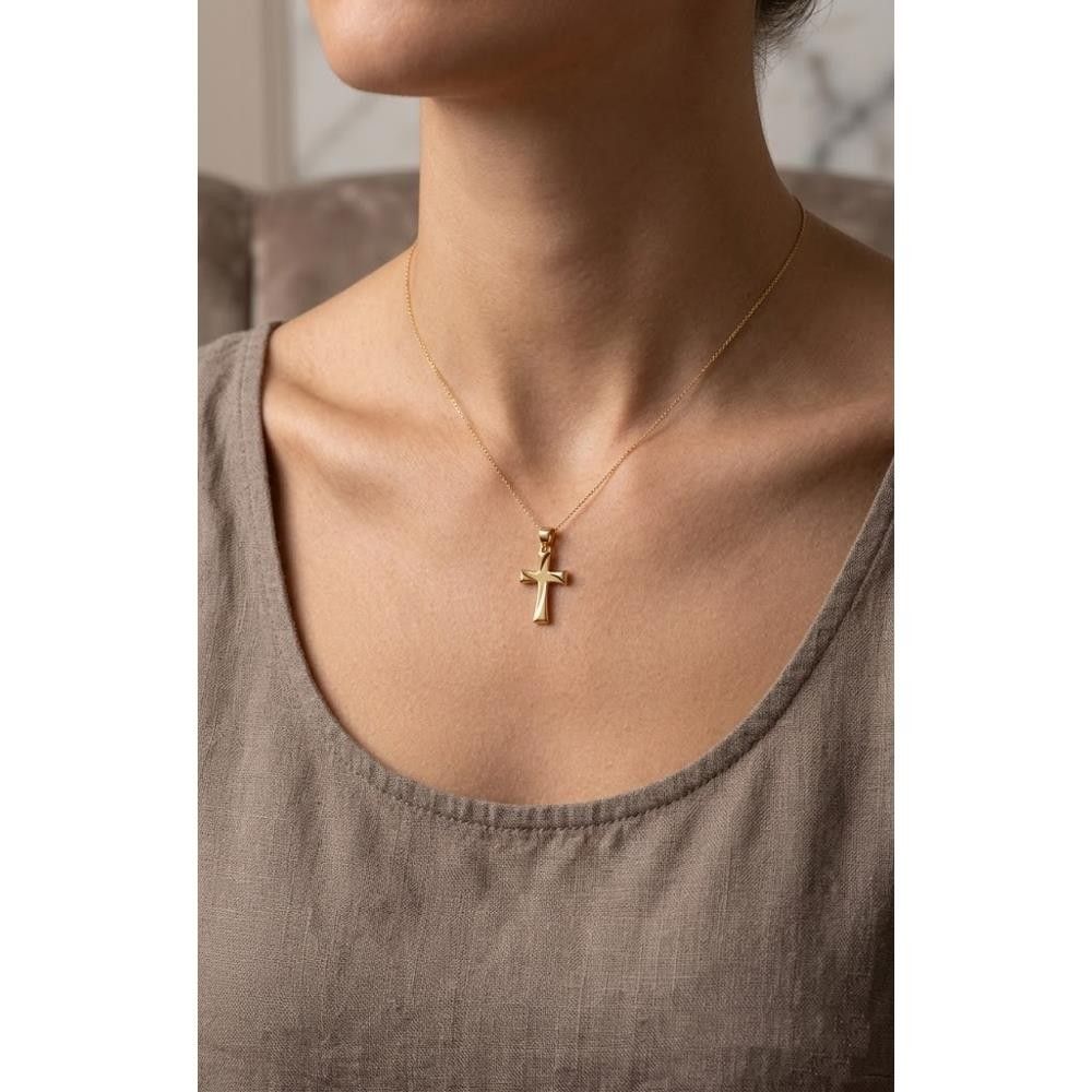 Croce in Oro Giallo 18 Kt