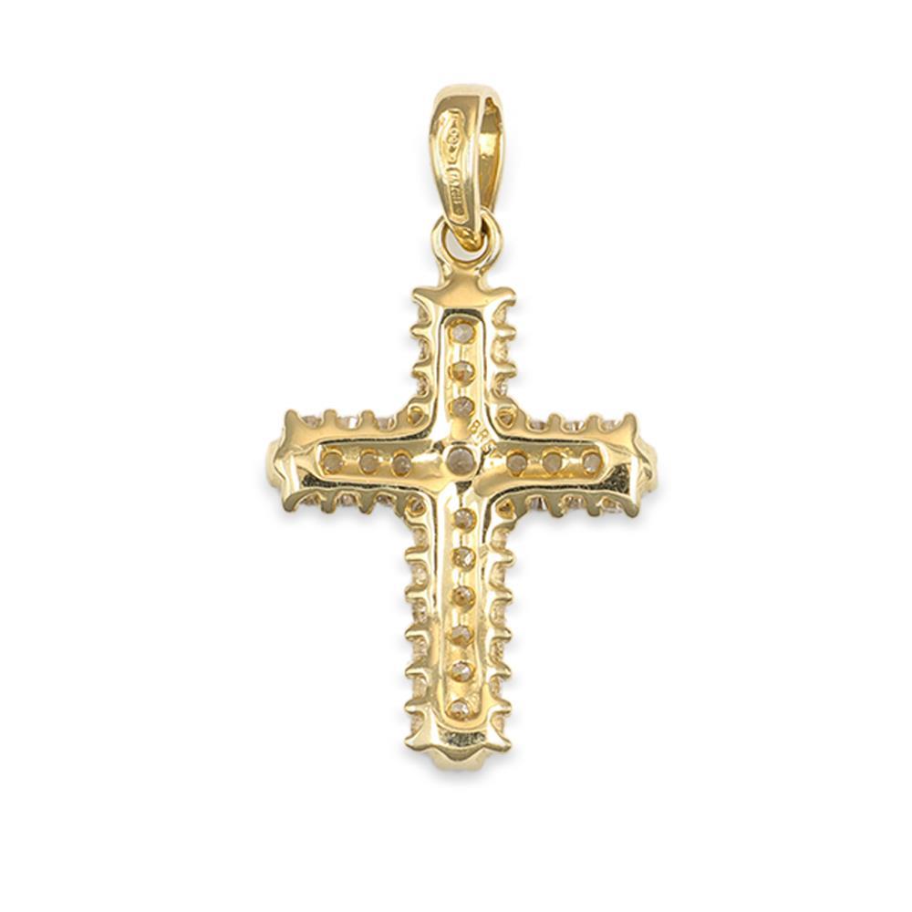 Croce in Oro Giallo 18 Kt