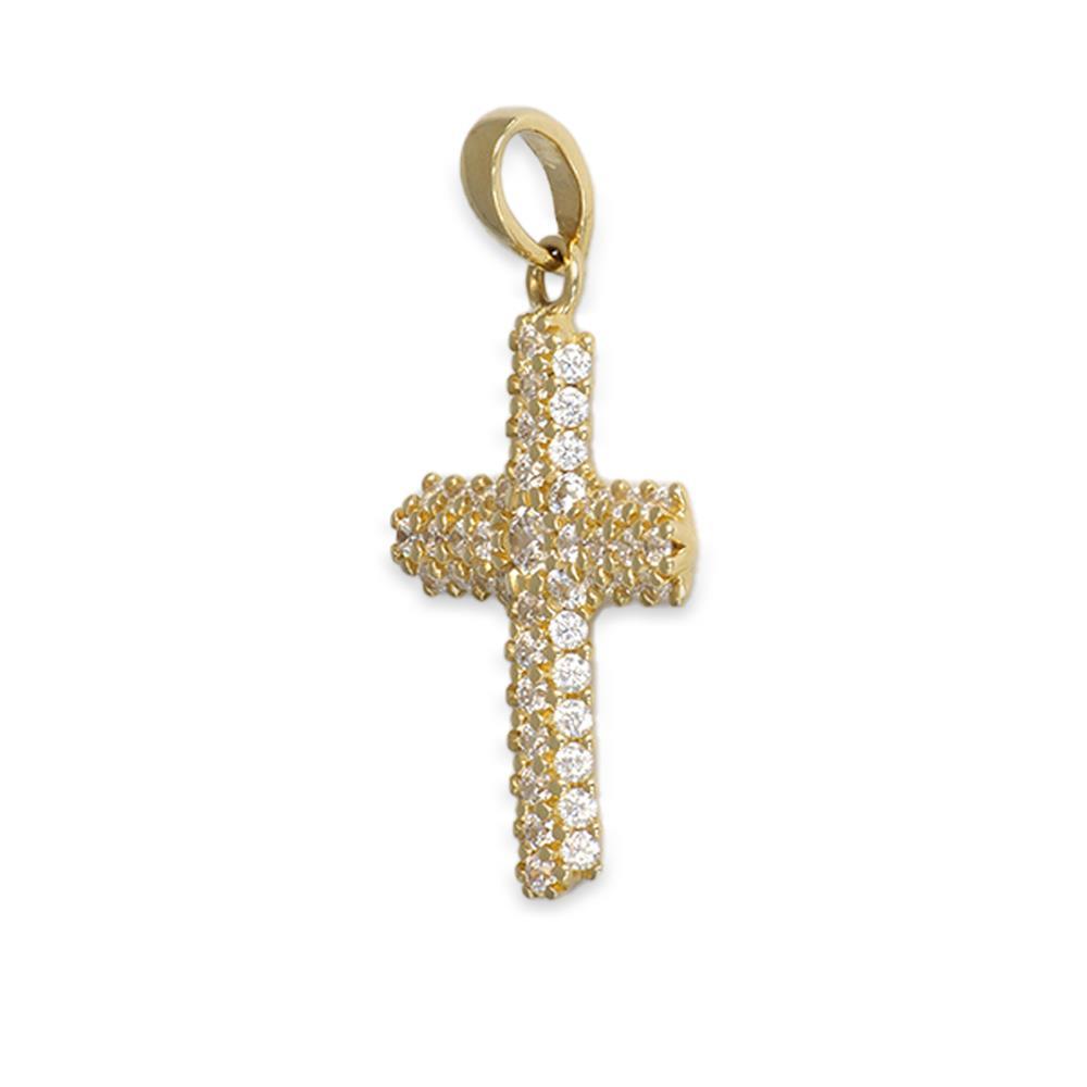 Croce in Oro Giallo 18 Kt