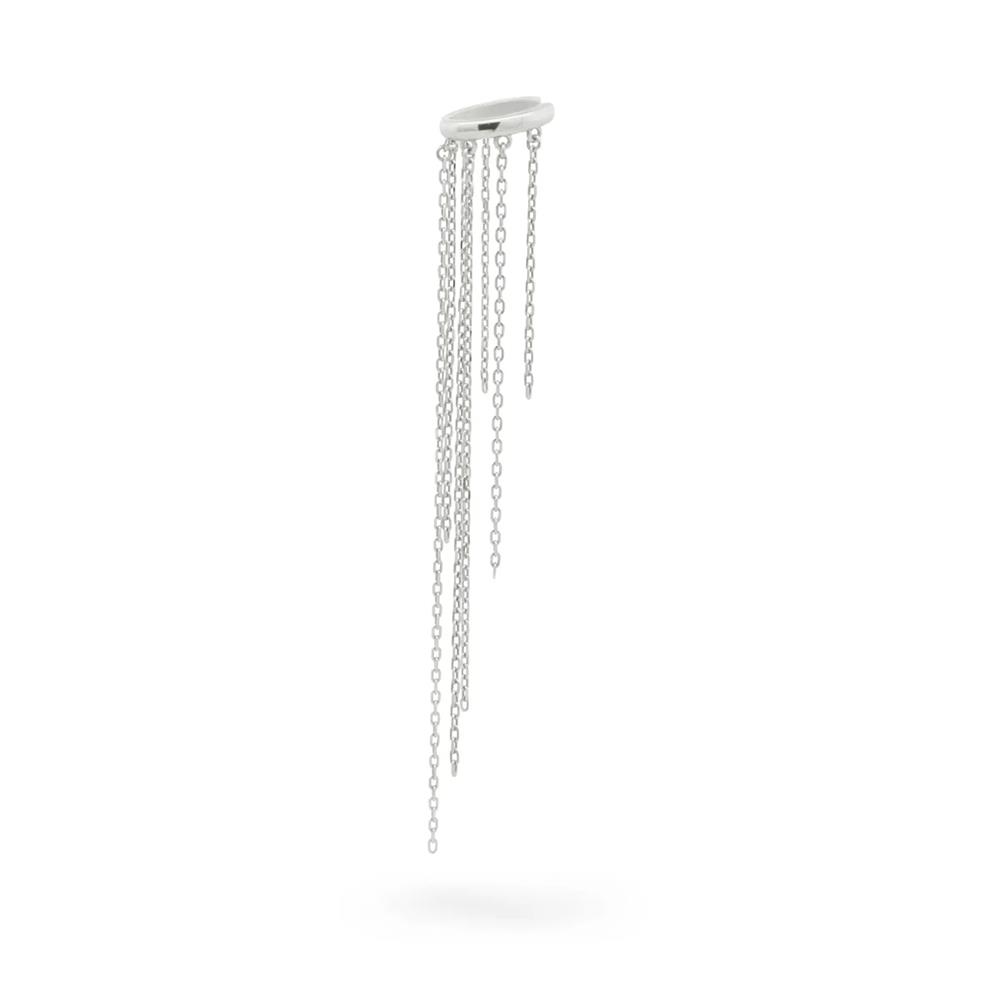 Earcuff Rue Des Mille Cleo Floating Frange Silver