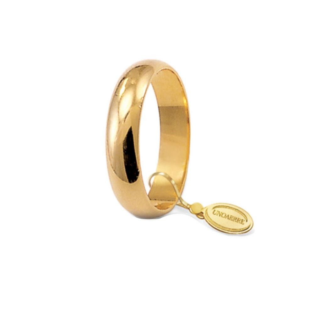Fede Classica Larga in oro giallo 18Kt