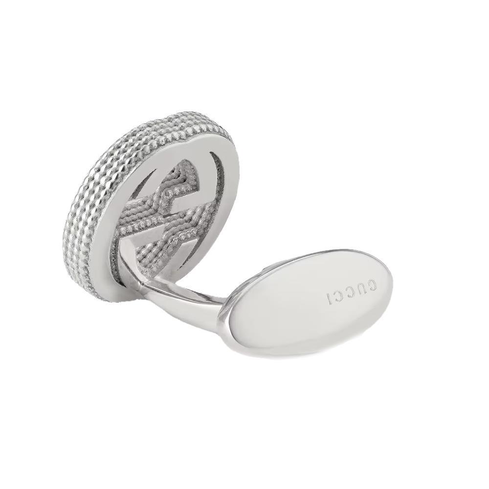 Gemelli Gucci In Argento con Dettaglio GG