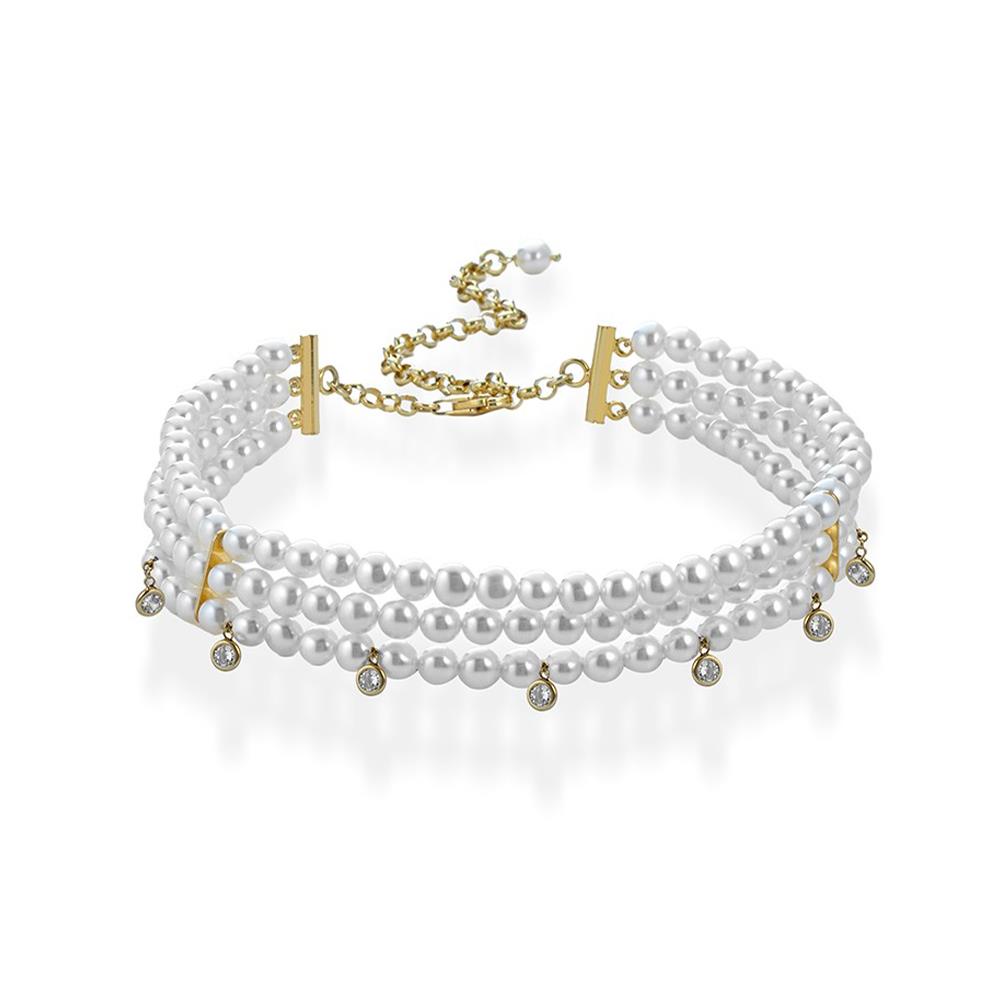 Girocollo Le Lune Glamour Perle D'acqua Dolce
