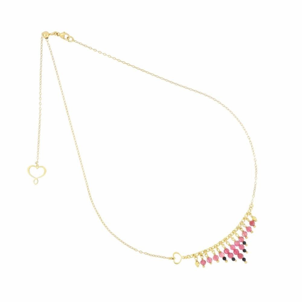 Girocollo Maman et Sophie Frange Tormalina e Spinelli