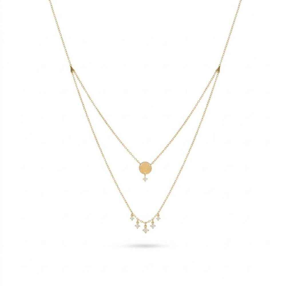 Girocollo Rue Des Mille double disco e punti luce pendenti