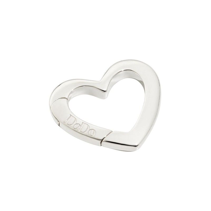 Mochettone Dodo Cuore grande argento