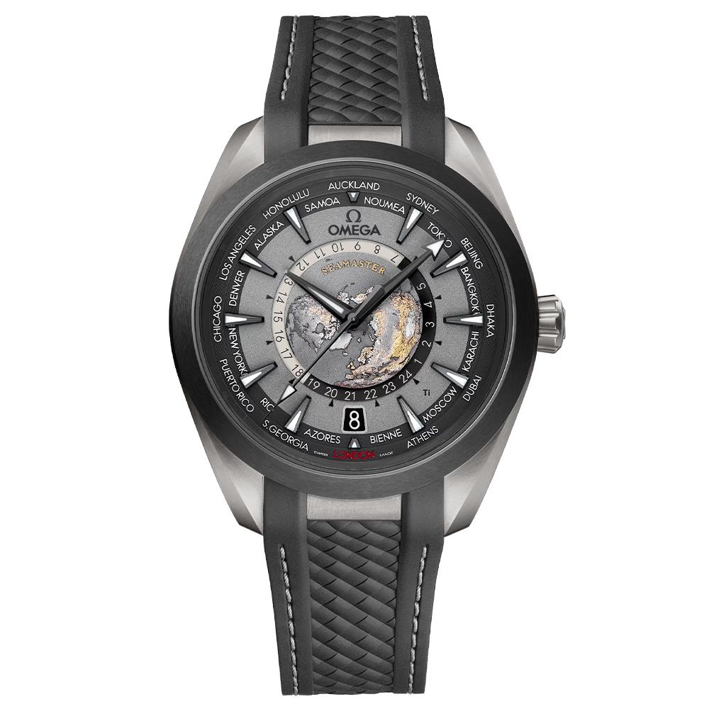 Omega Seamaster Aqua Terra 150M Co-Axial Master Cronometer GMT Worldtimer 43 mm