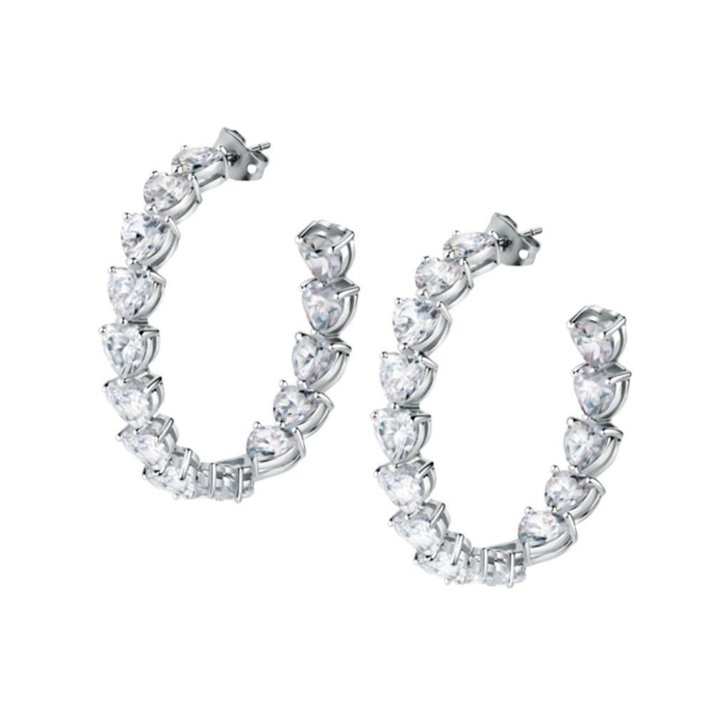 Orecchini A Cerchio Chiara Ferragni Brand Diamond Heart