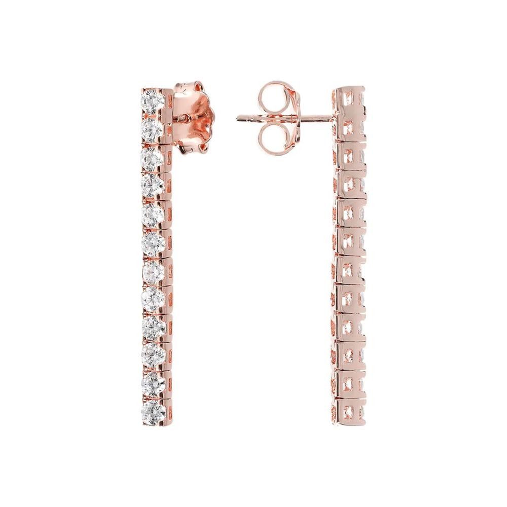 Orecchini Bronzallure Tennis Pendenti con Cubic Zirconia